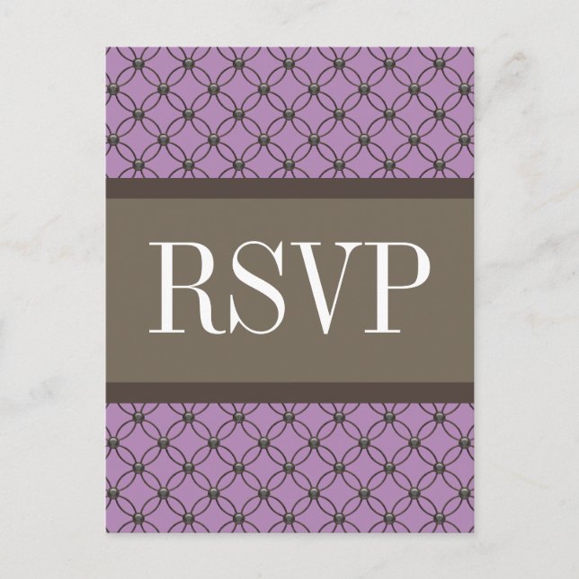 Violet Extravagant Lattice UAWG Postkarte (Vorderseite)