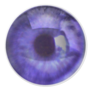 Violet Eyeball Keramikknauf