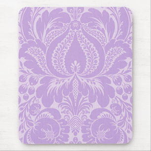 Violet Fantasy Floral Mouse Pad Mousepad