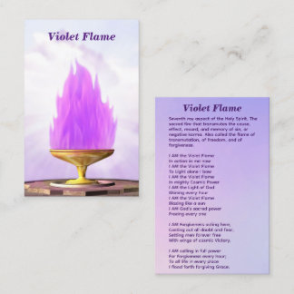 Violet Flame Chalice Visitenkarte
