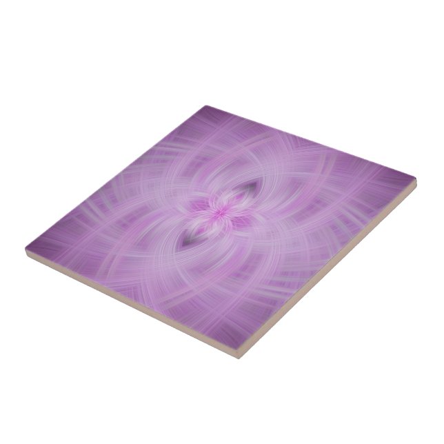 VIOLET - Fraktal Art - Fliese (Seite)