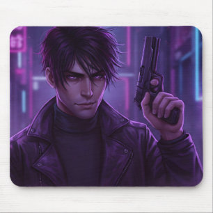 Violet Ghost Mousepad