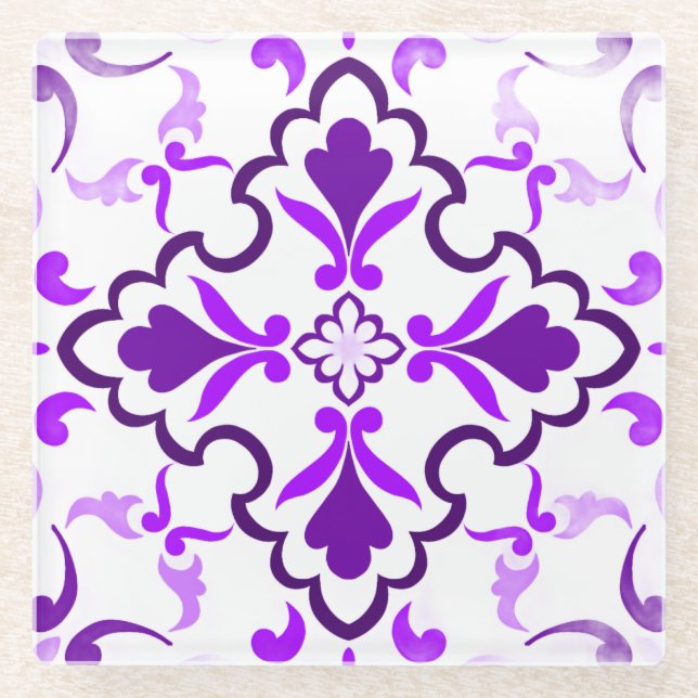 Violet Glasuntersetzer (Vorderseite)