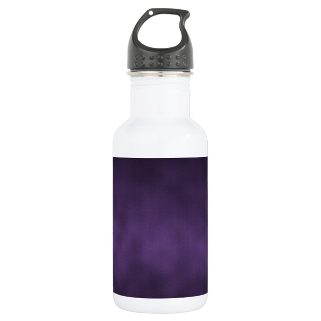Violet Gothic Ombre Kunst Edelstahlflasche (Vorderseite)