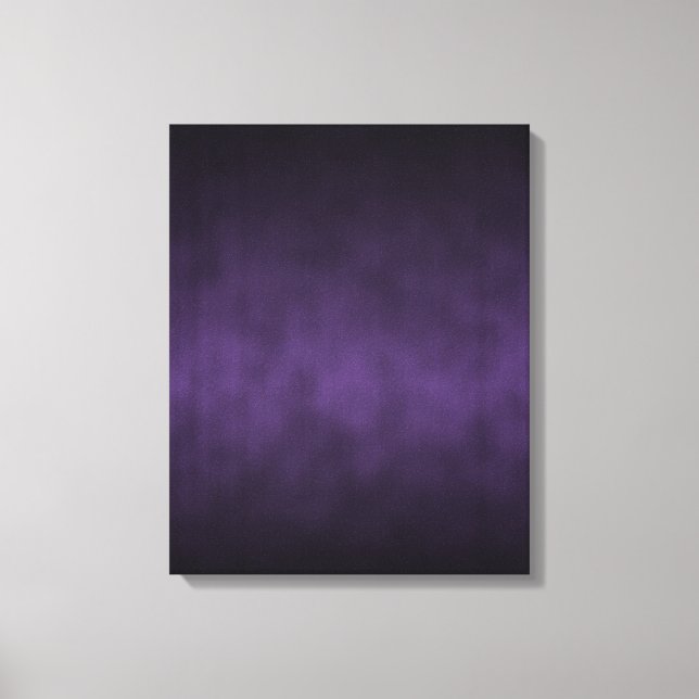 Violet Gothic Ombre Kunst Leinwanddruck (Vorderseite)