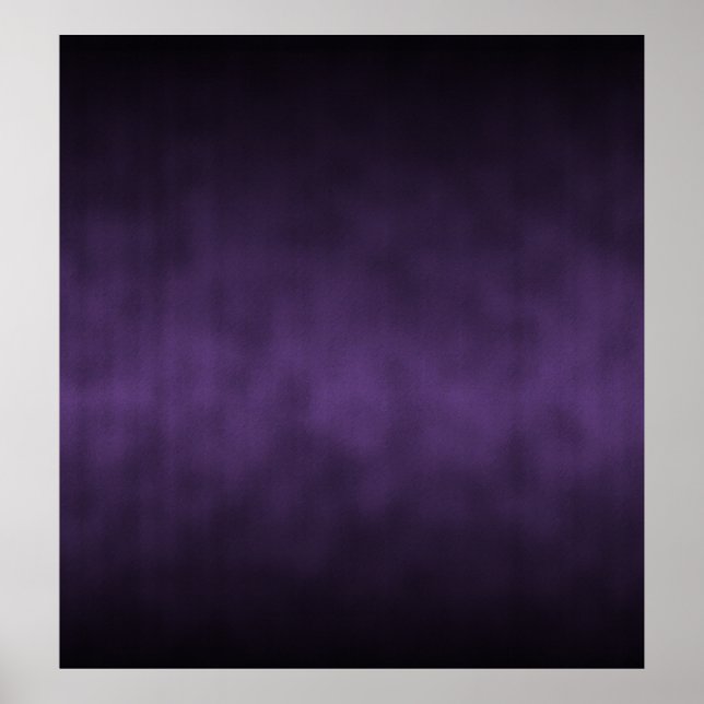 Violet Gothic Ombre Kunst Poster (Vorne)
