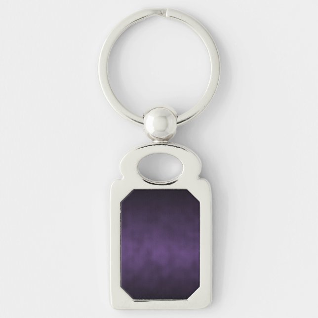 Violet Gothic Ombre Kunst Schlüsselanhänger (Vorderseite)