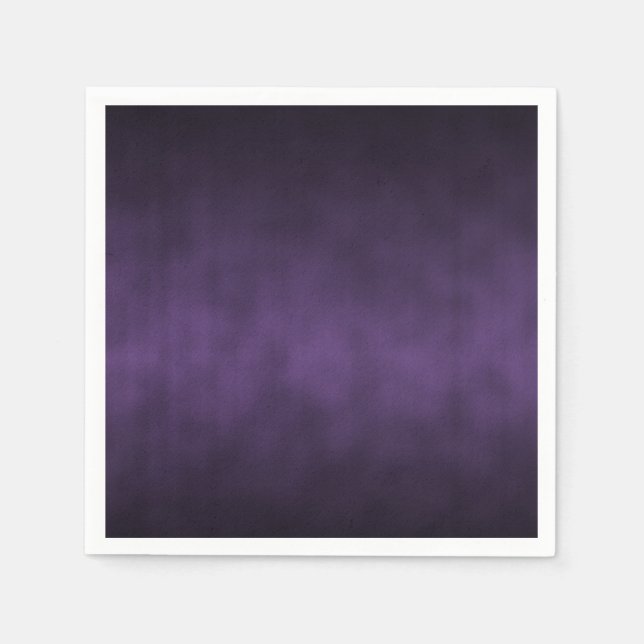 Violet Gothic Ombre Kunst Serviette (Vorderseite)