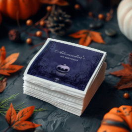 Violet Gothic Spooky ONE Geburtstag Serviette