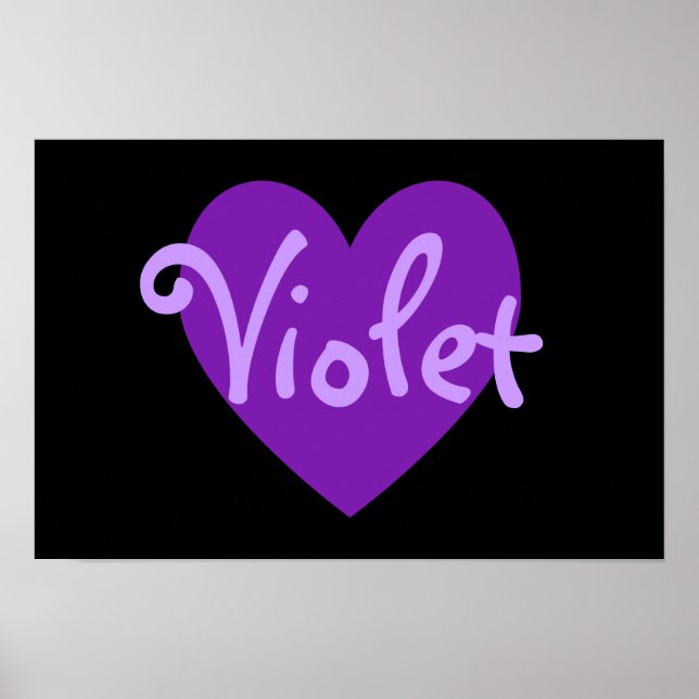 Violet Heart Poster (Vorne)