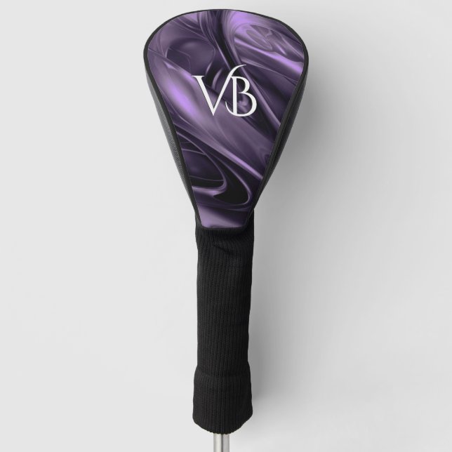 Violet Heaven Initial Golf Headcover (Vorderseite)