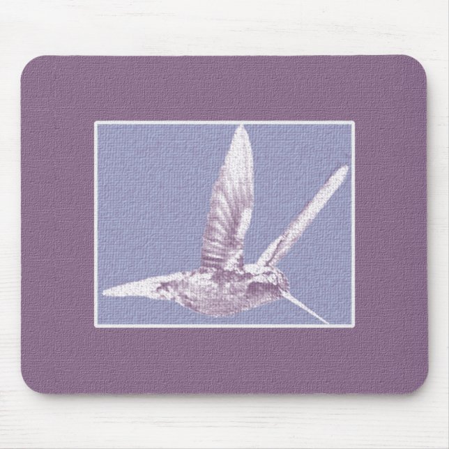 Violet Hummingbird Mousepad (Vorne)