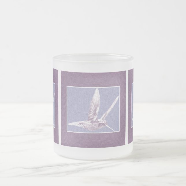 Violet Hummingbird-Tasse Mattglastasse (Mittel)