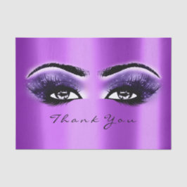 Violet Lila Amethytst Metallic Vielen Dank Seidenpapier