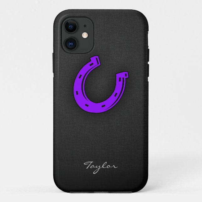 Violet Lila Horse Case-Mate iPhone Hülle (Rückseite)