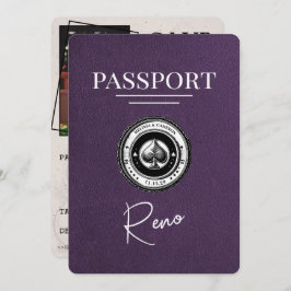 Violet Lila Reno Passport Save the Date