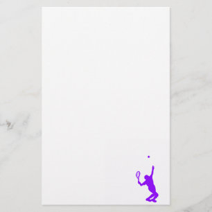 Violet Lila Tennis Briefpapier