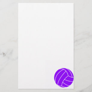 Violet Lila Volleyball Briefpapier