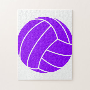 Violet Lila Volleyball Puzzle
