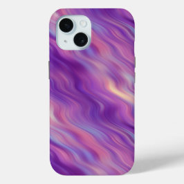 Violet Lila Wavy Textur Case-Mate iPhone Hülle