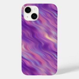Violet Lila Wavy Textur Case-Mate iPhone Hülle
