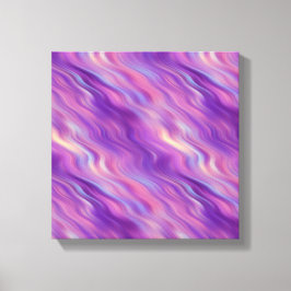 Violet Lila Wavy Textur Leinwanddruck