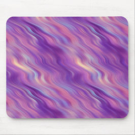 Violet Lila Wavy Textur Mousepad