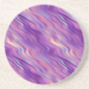Violet Lila Wavy Textur Untersetzer