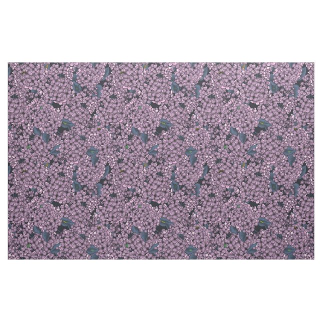 Violet Lilac Garden Stoff (Fat Quarter (45,7 x 55,9 cm))