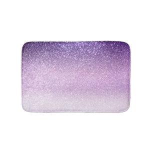 Violet Lilac Pastel Lila Triple Glitzer Ombre Badematte