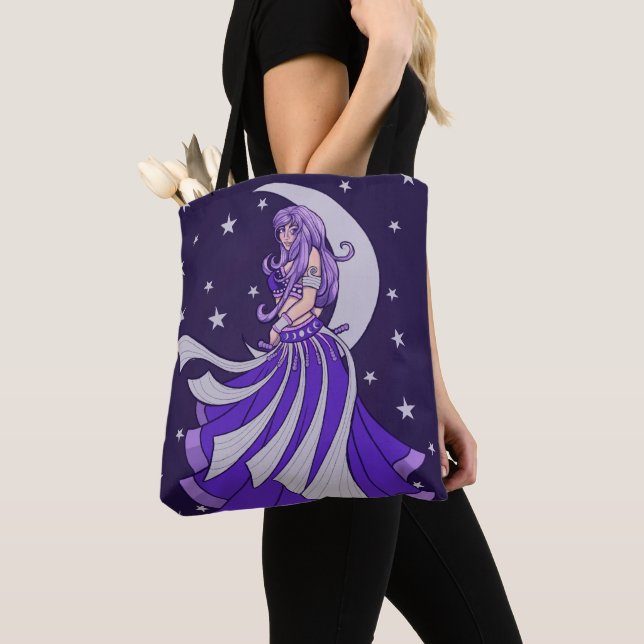 Violet Moon Goddess Bly Dancer Lila Art (Von Nahem)