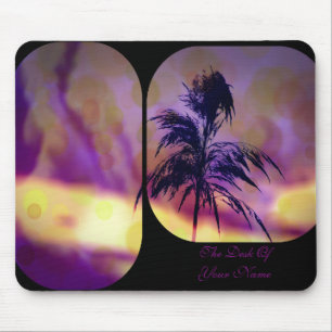 Violet N Gold Grass Art Mousepad *Personalize*