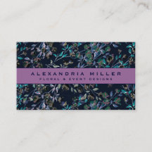 Violet & Navy Blauer Eleganter, blumengeschmack