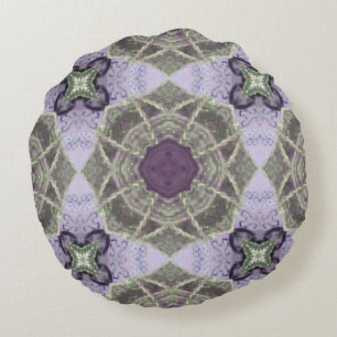 Violet Olive Rundes Kissen