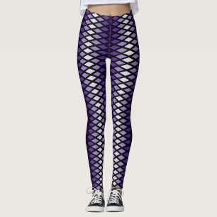 Violet Ombre Diamond Leggings
