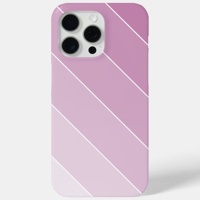 Violet Ombré Streifen Case-Mate iPhone Hülle (Rückseite)