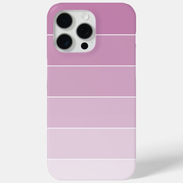 Violet Ombré Streifen Case-Mate iPhone Hülle (Rückseite)