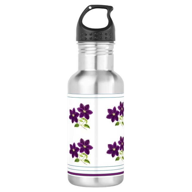 Violet Passion (Bridget Collection) Edelstahlflasche (Vorderseite)
