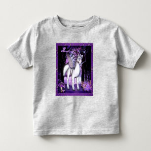 Violet Pegasus Fantasy Art Kleinkind T-shirt