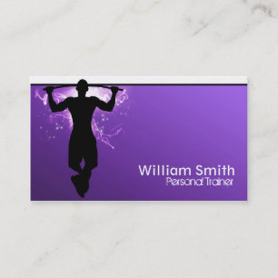 Violet Personal Trainer Visitenkarte