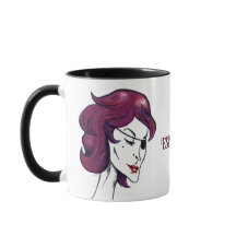 Violet Pirate Lady Purple Hair Woman Drawing Art