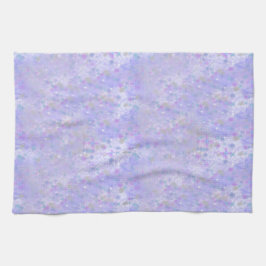 Violet Polka Dots Geschirrtuch