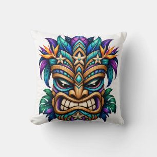 Violet Reef Sentinel Tiki Kissenhülle Kissen
