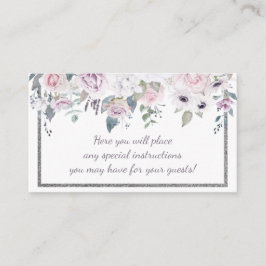 Violet Rose Silver Begleitkarte