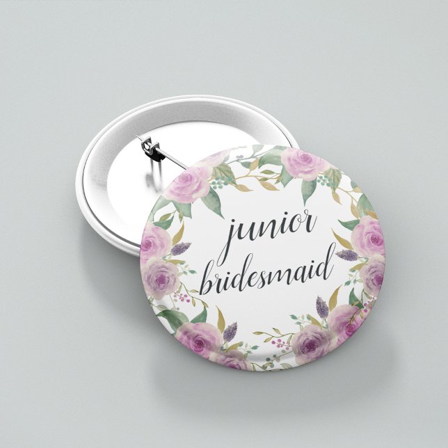 Violet & Sage Junior Bridesmaid Button (Von Creator hochgeladen)