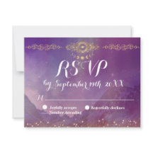 Violet Sky Gold Moon UAWG Response Card