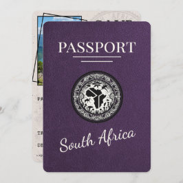 Violet South Africa Passport Save The Date