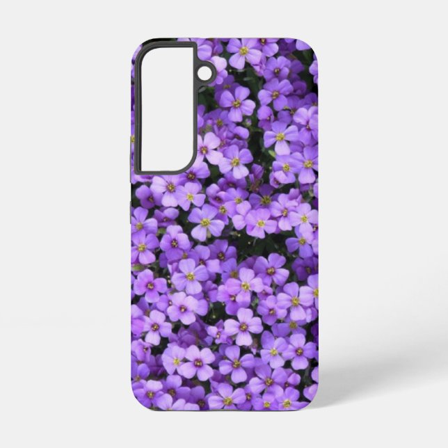 Violet Spring Flowers Violets Samsung Galaxy Hülle (Rückseite)