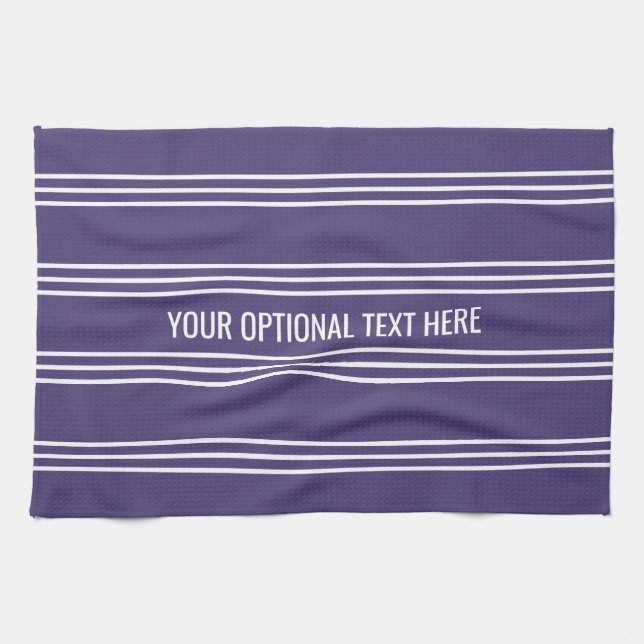 Violet Streifen Küchentücher (Horizontal)