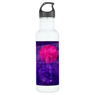 Violet Sunset   Abstrakte Malerei Trinkflasche